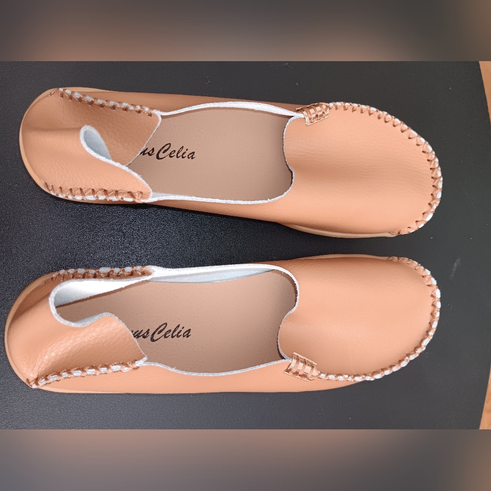 Venus Cecilia Tan Leather Women's Shoes Size 8 New Without Tags. Never Worn. - Picture 3 of 6